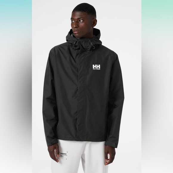 Helly Hansen Other - Men’s Large Black Helly Hansen Jacket with Hood